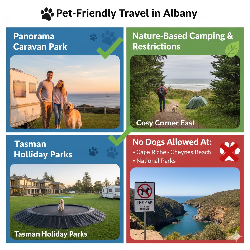 caravan parks near albany